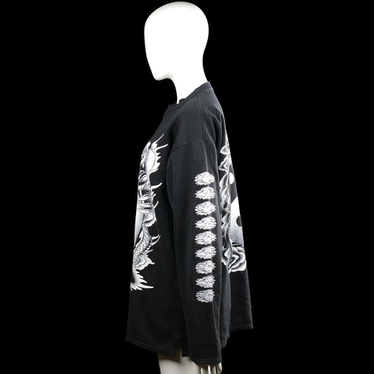 Sweatshirt - Black & White - Size L