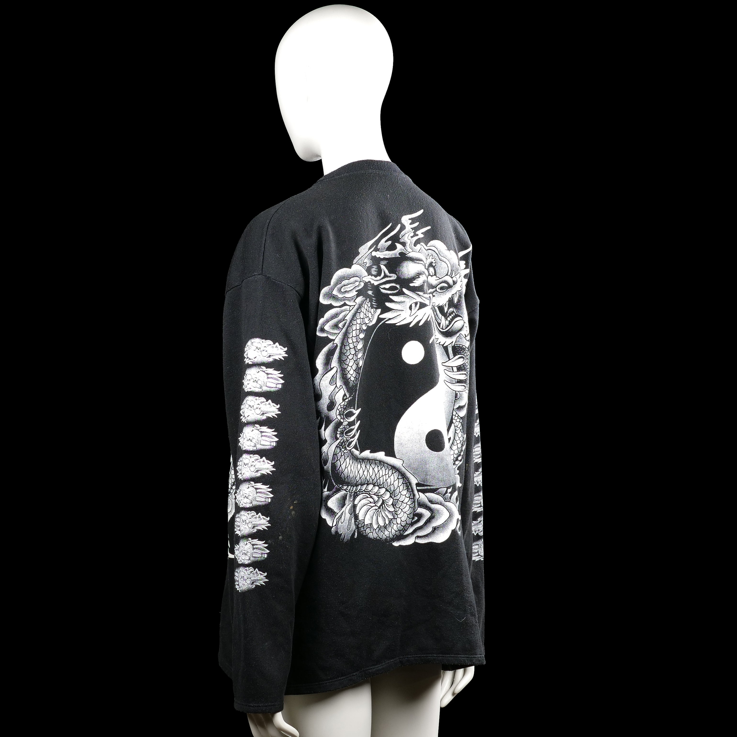 Sweatshirt - Black & White - Size L
