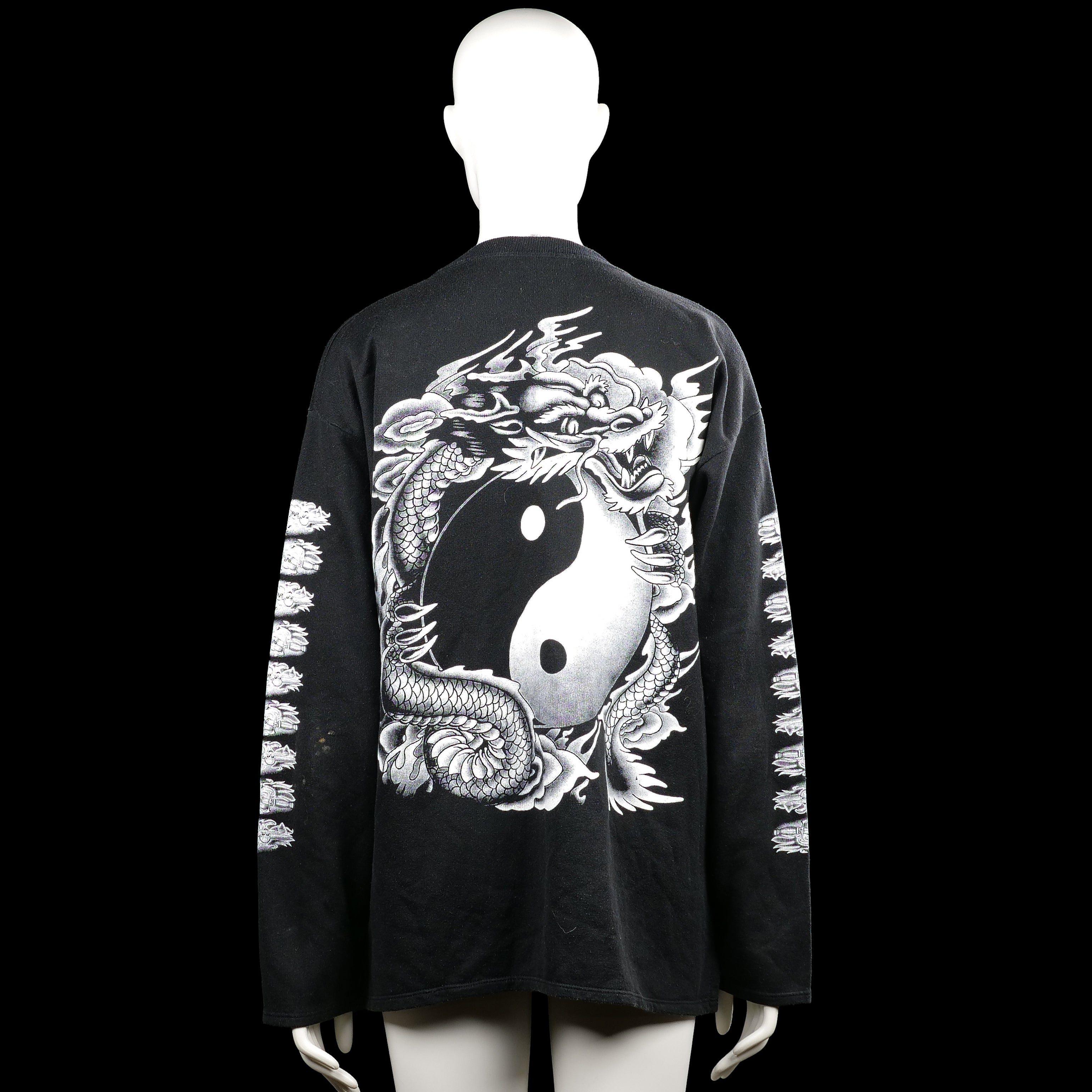 Sweatshirt - Black & White - Size L