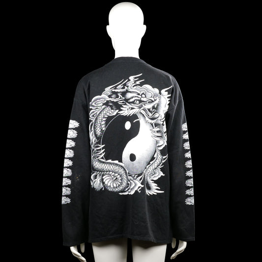 Sweatshirt - Black & White - Size L