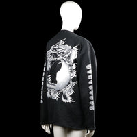 Sweatshirt - Black & White - Size L