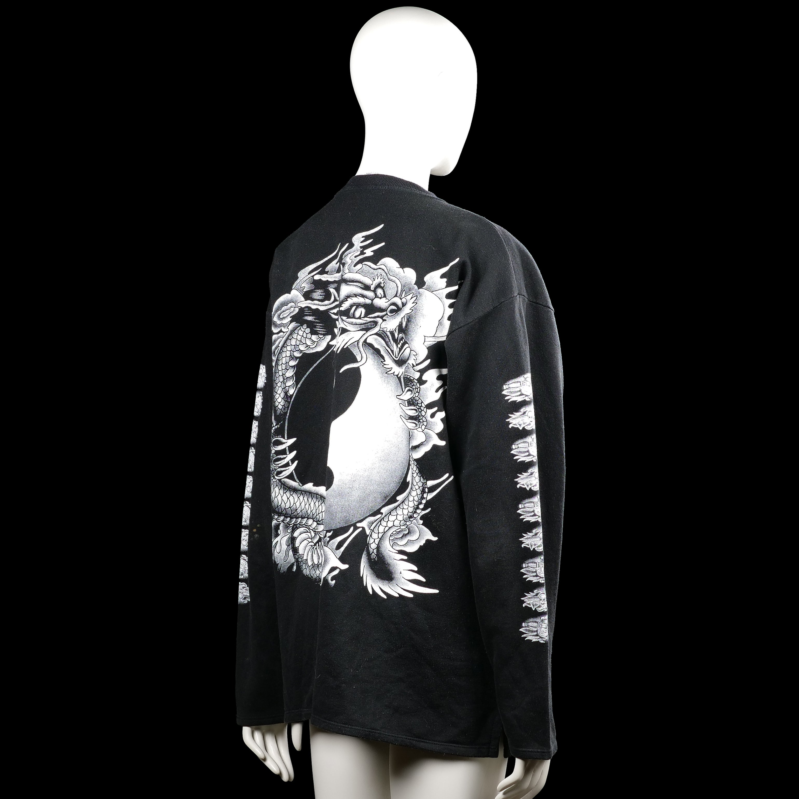 Sweatshirt - Black & White - Size L