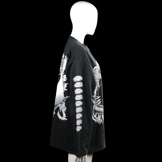 Sweatshirt - Black & White - Size L