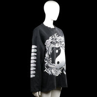 Sweatshirt - Black & White - Size L