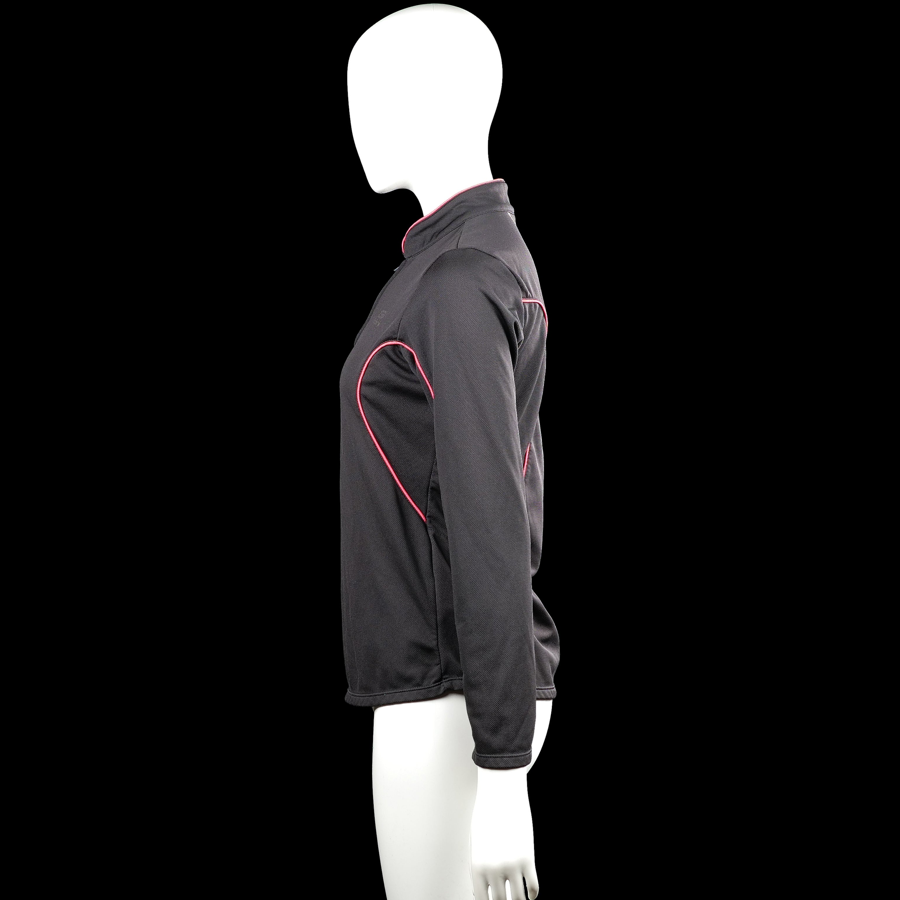 Sports top - Charcoal & Pink - Size 40
