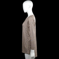 Tunic - Taupe & Beige - Size M