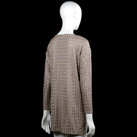 Tunic - Taupe & Beige - Size M