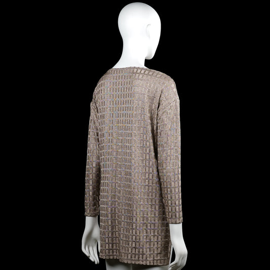 Tunic - Taupe & Beige - Size M