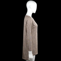 Tunic - Taupe & Beige - Size M