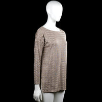 Tunic - Taupe & Beige - Size M