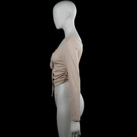 Long-sleeve top - Beige - Size S