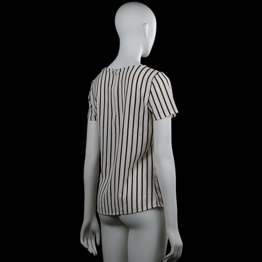 T-shirt - White & Black - Size XS
