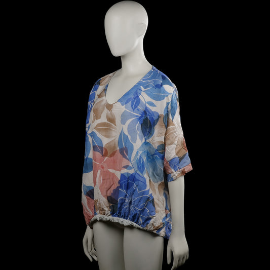 Blouse - Multicolored - Size L, XL