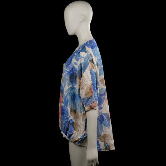 Blouse - Multicolored - Size L, XL