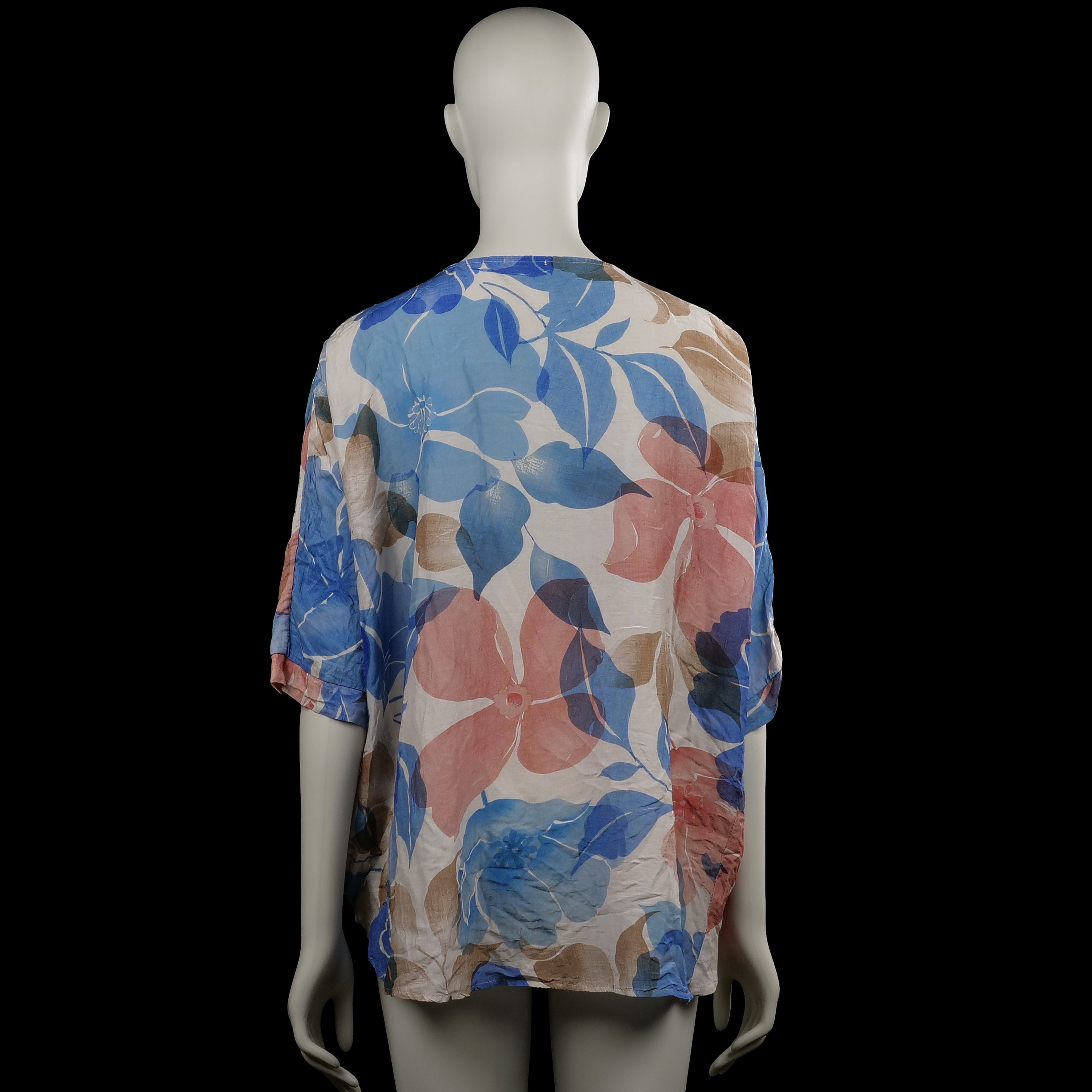 Blouse - Multicolored - Size L, XL