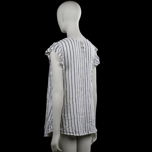 Tunic - White & Gray - Size 38
