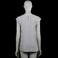 Tunic - White & Gray - Size 38