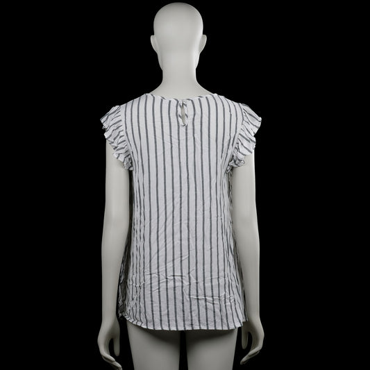 Tunic - White & Gray - Size 38