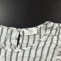 Tunic - White & Gray - Size 38