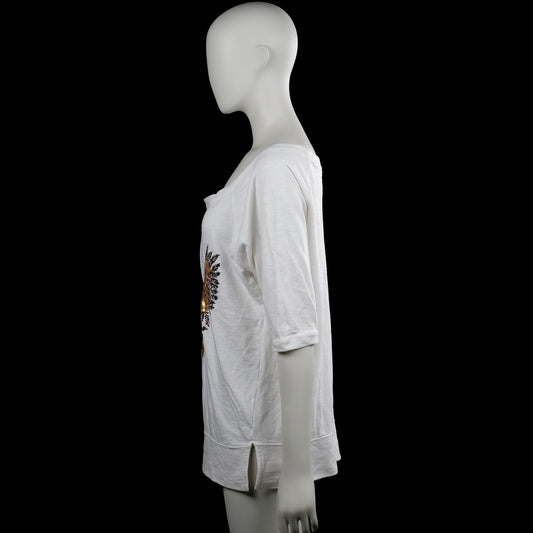 T-shirt - White - Size M