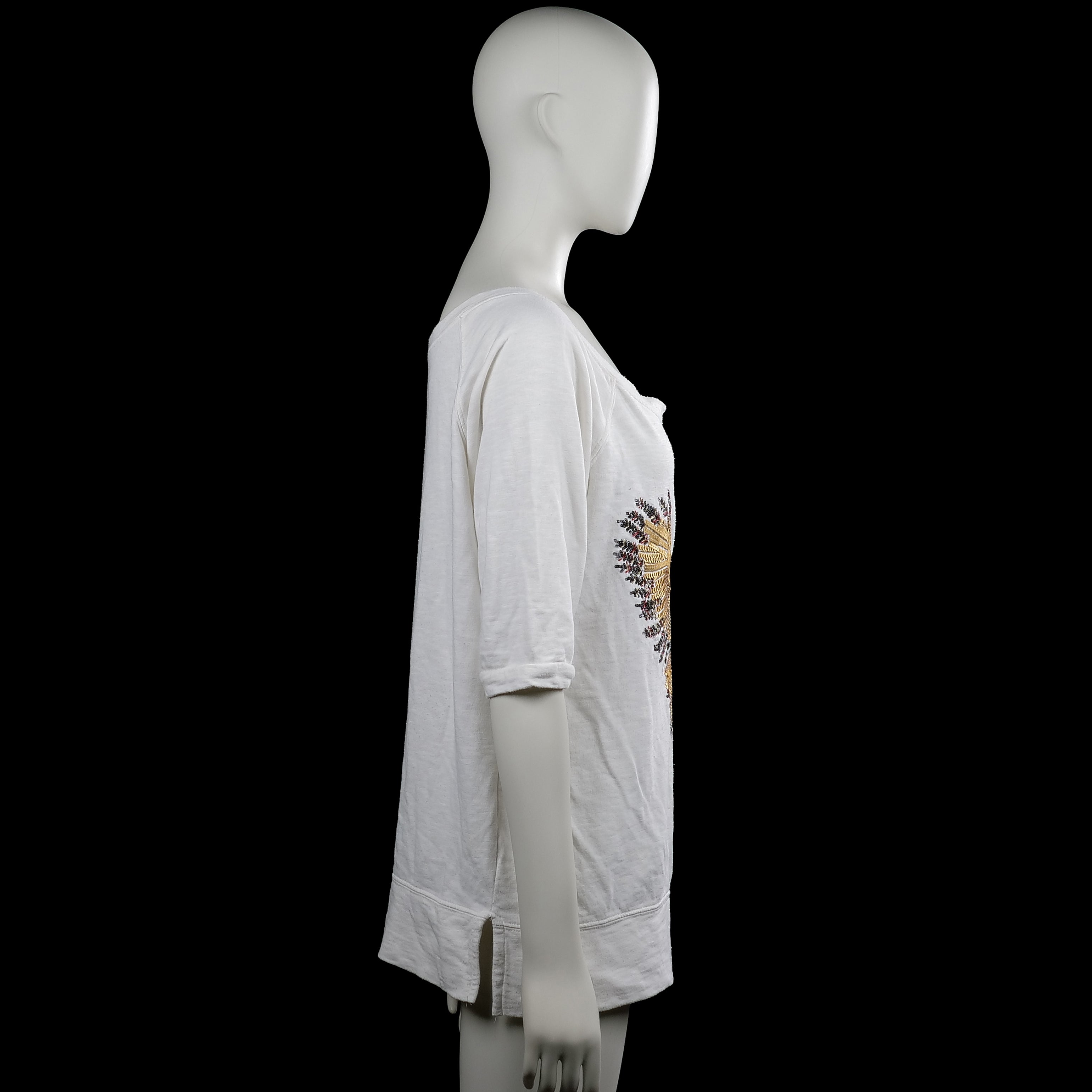 T-shirt - White - Size M