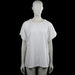 Ms Mode - T-shirt - White - Size XL - White solid top with a round neck and braided trim around the neckline. Features short sleeves with plain cuffs and a straight hem.