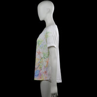 T-shirt - White & Multicolored - Size XL