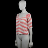 T-shirt - White & Red - Size S