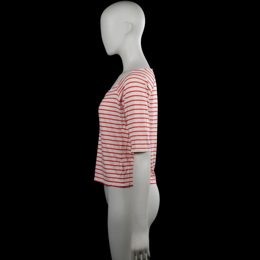 T-shirt - White & Red - Size S
