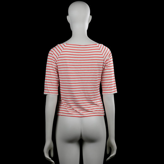 T-shirt - White & Red - Size S