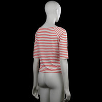 T-shirt - White & Red - Size S