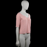 T-shirt - White & Red - Size S