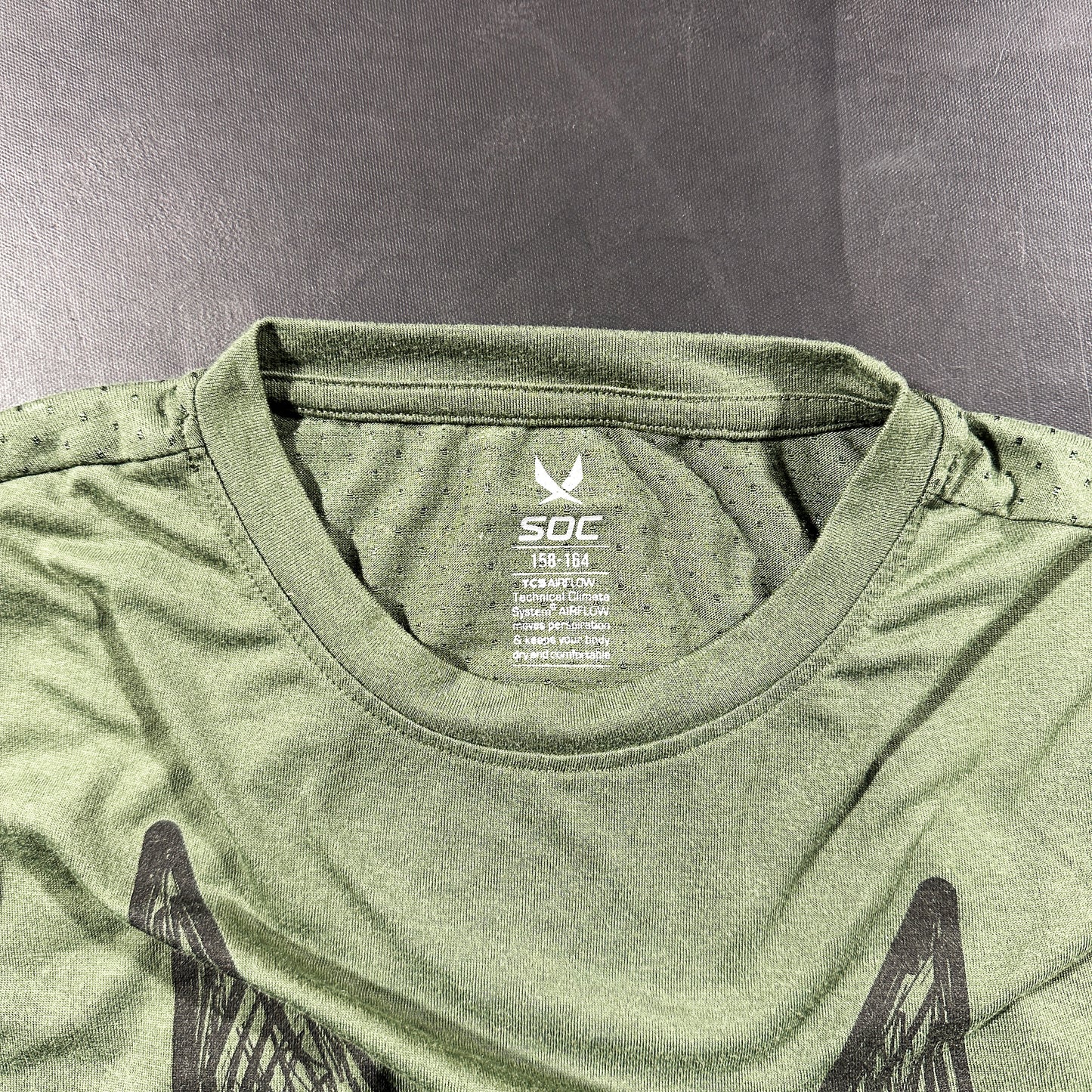 T-shirt - Olive - Size 158, 164