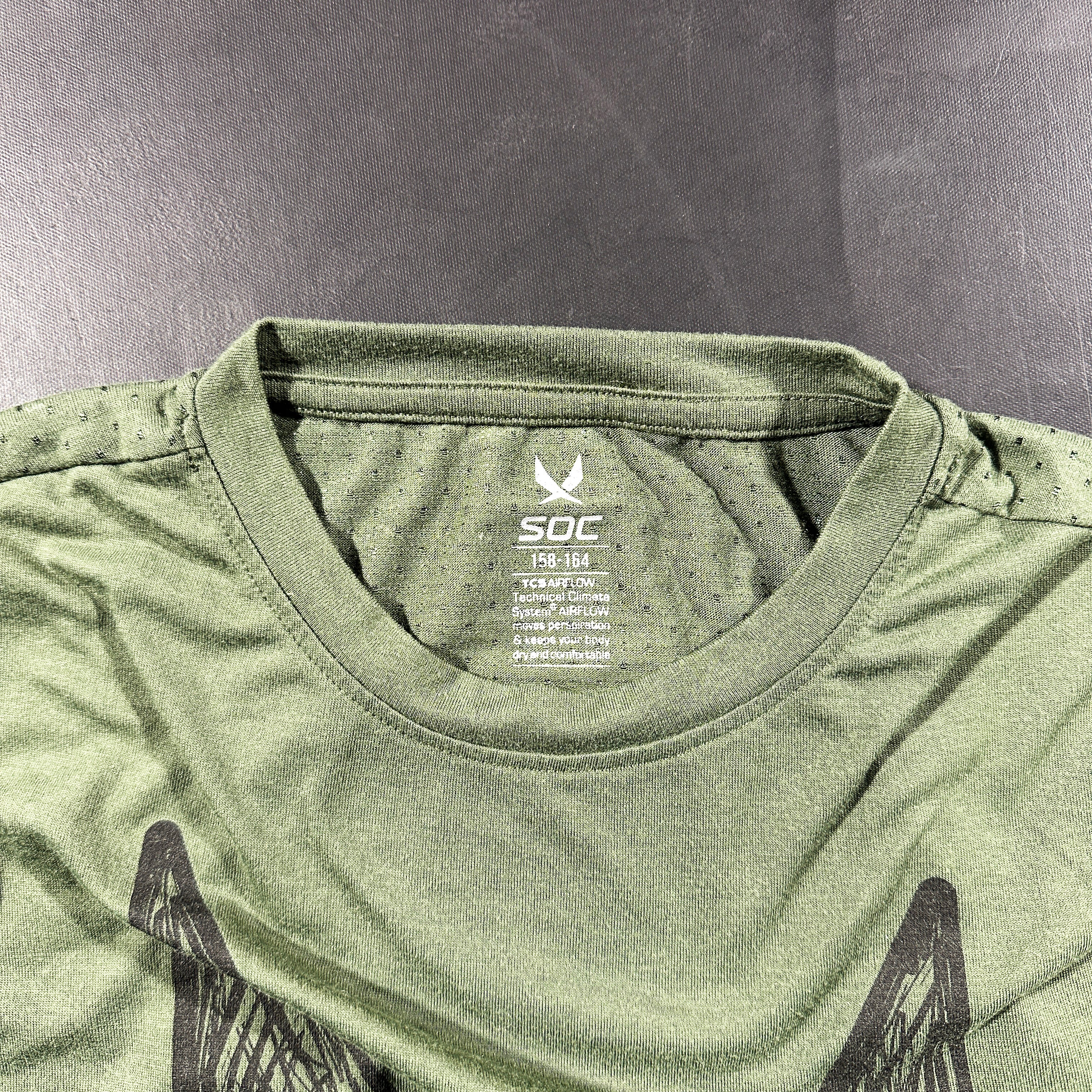 T-shirt - Olive - Size 158, 164