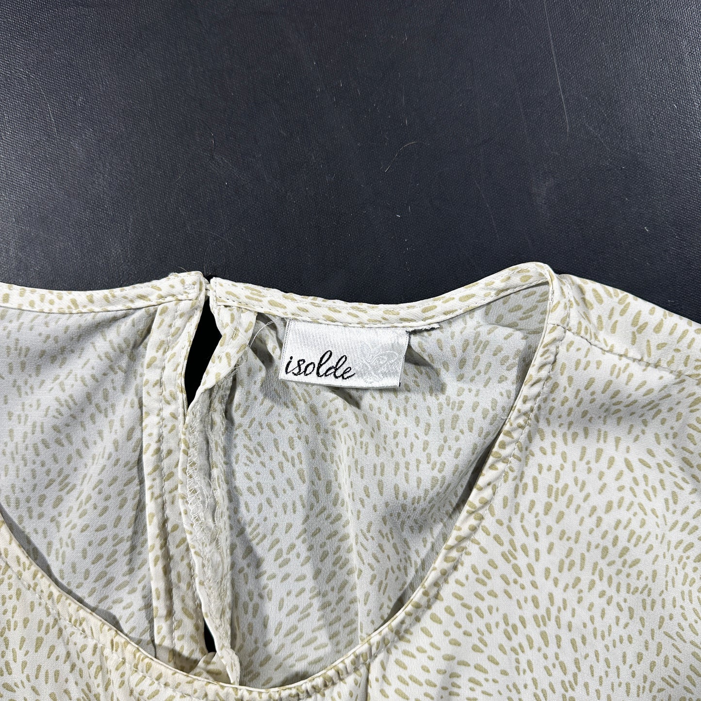 Blouse - Ivory & Beige - Size XL