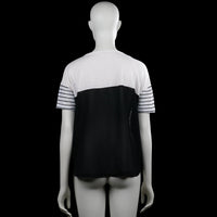 T-shirt - White & Black - Size L