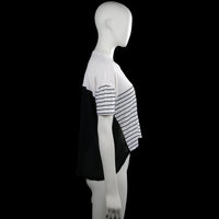 T-shirt - White & Black - Size L