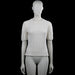 Cotton Club - T-shirt - Ivory - Size S - Ivory solid top with a round neckline and short puff sleeves. Straight hem and plain sleeve cuffs.