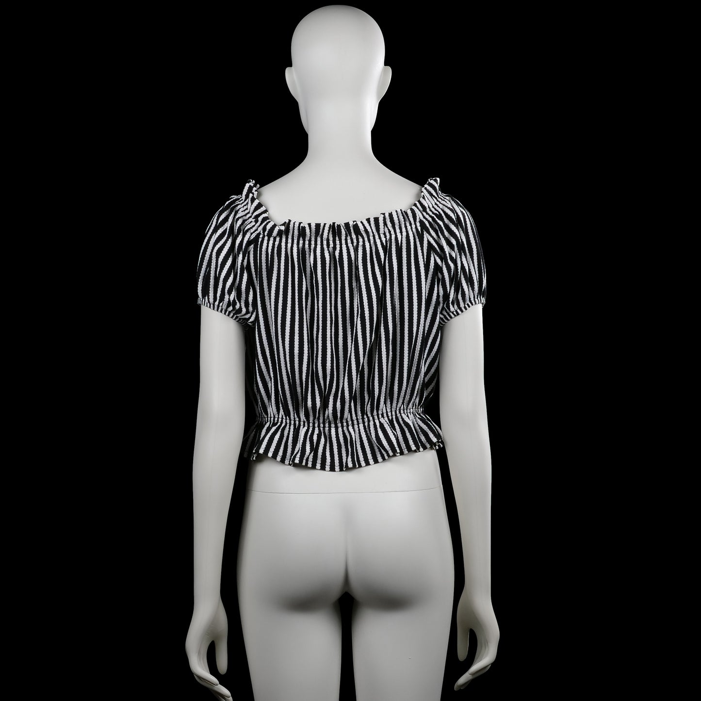 Blouse - Black & White - Size M