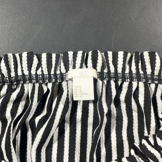 Blouse - Black & White - Size M