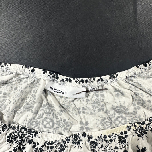 Blouse - White & Black - Size M