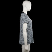 T-shirt - White & Black - Size S
