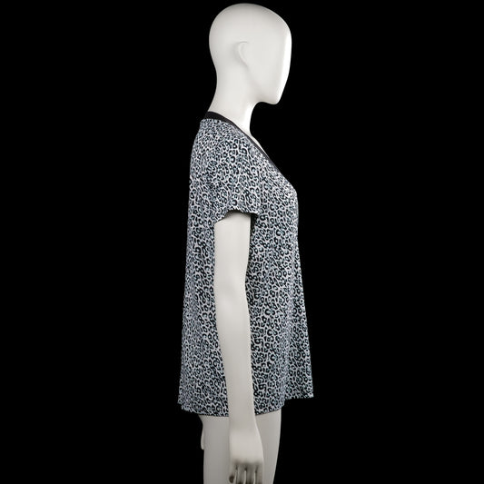 T-shirt - White & Black - Size S