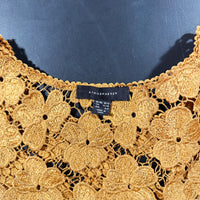 Blouse - Camel & White - Size 38, 40
