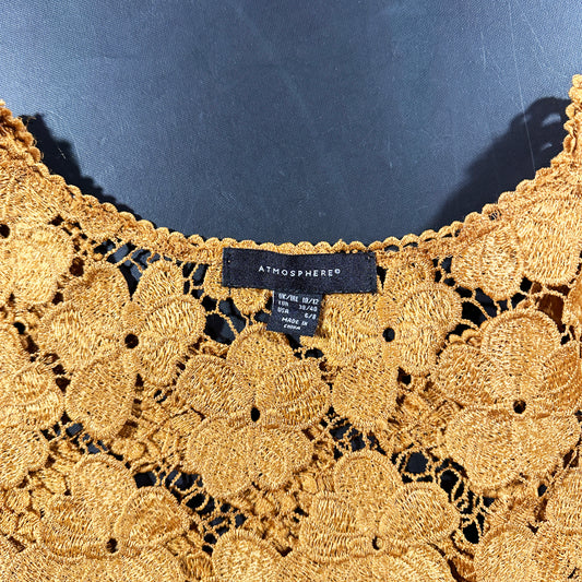 Blouse - Camel & White - Size 38, 40