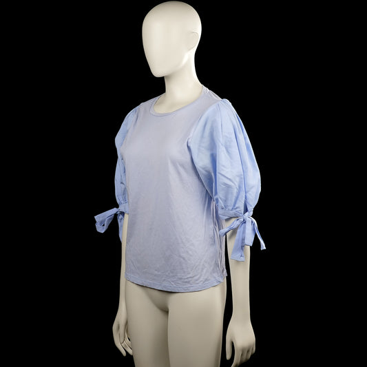 T-shirt - Light Blue & Denim Blue - Size XS