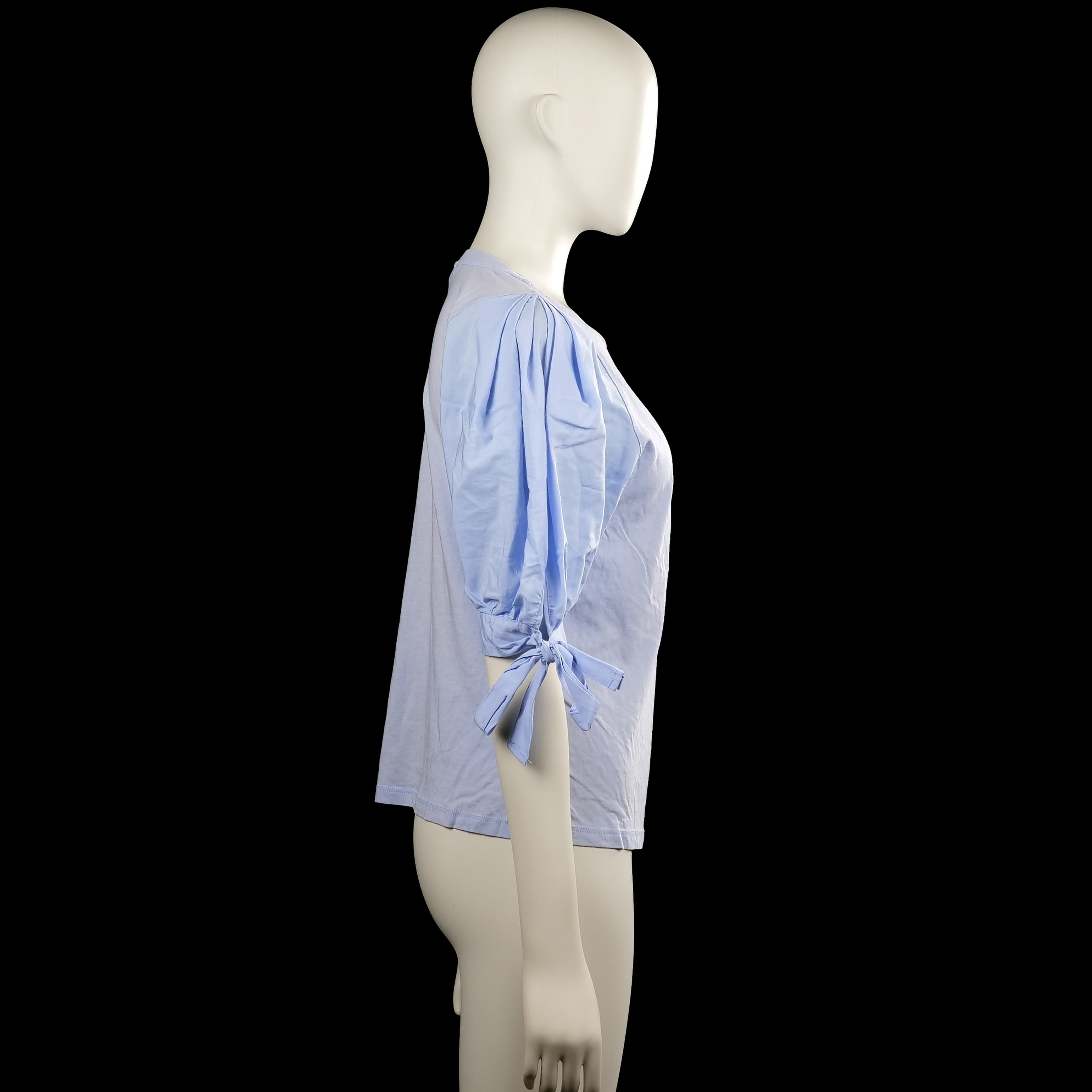 T-shirt - Light Blue & Denim Blue - Size XS
