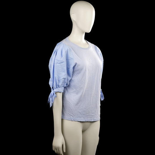 T-shirt - Light Blue & Denim Blue - Size XS
