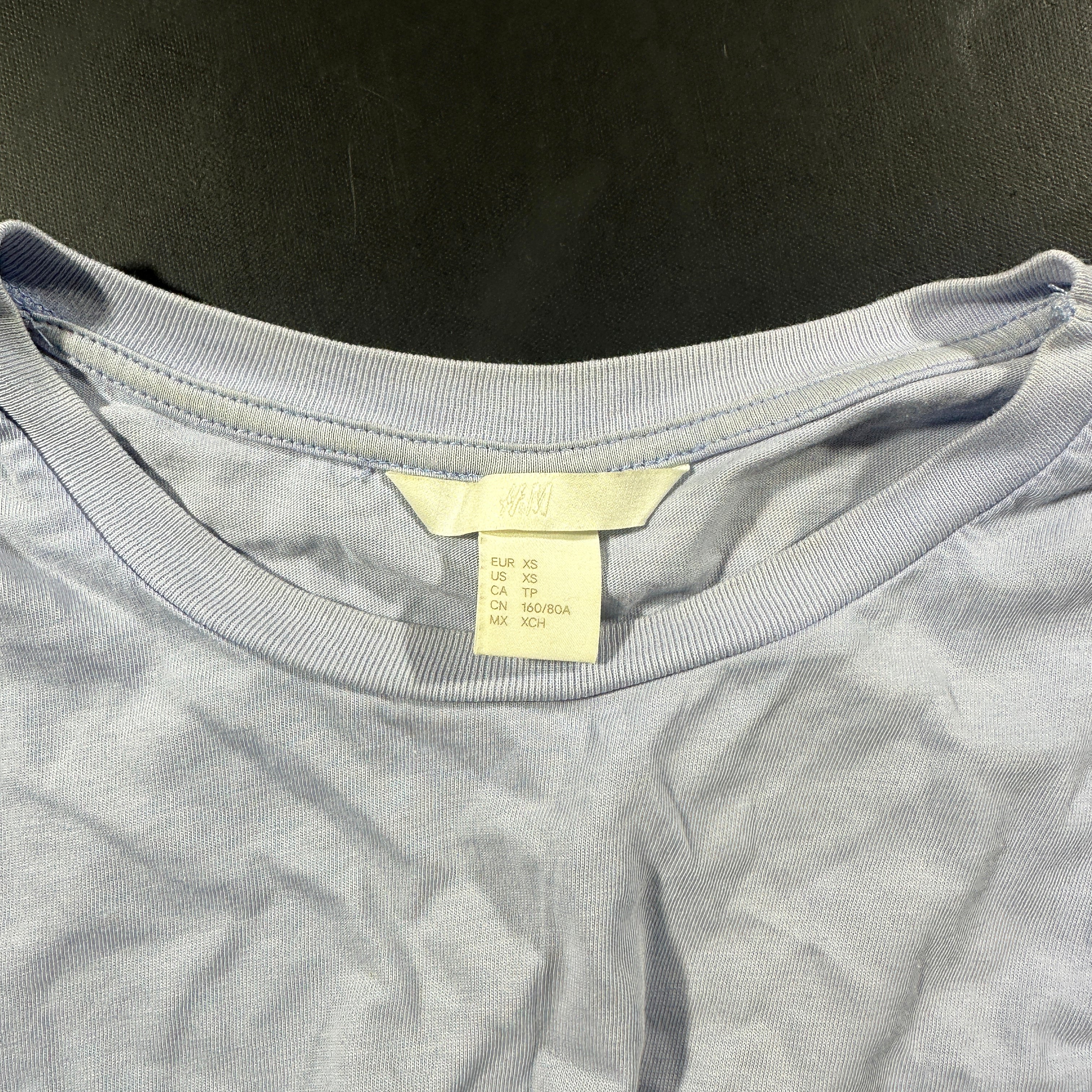 T-shirt - Light Blue & Denim Blue - Size XS