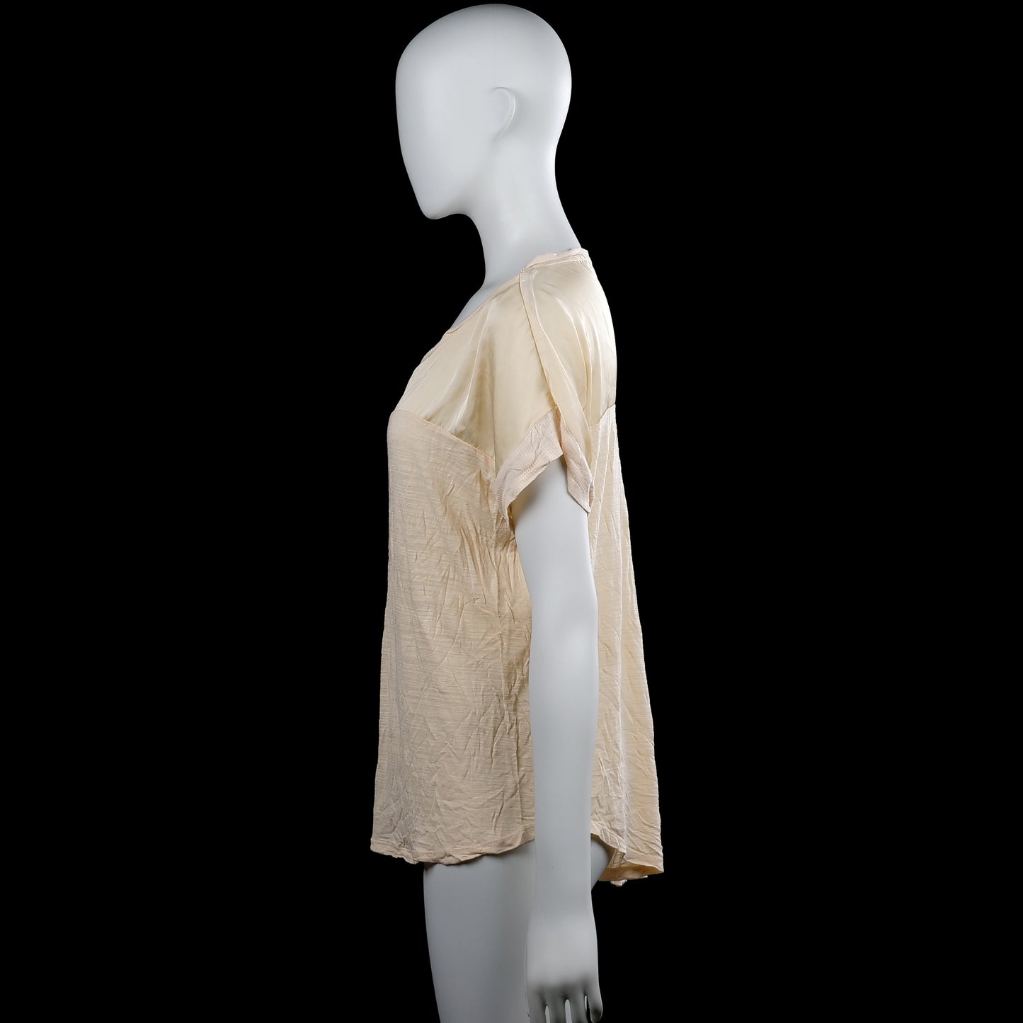 T-shirt - Beige & Ivory - Size L